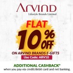 discount on Arvind e gift cards