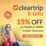 discount on cleartrip e gift card