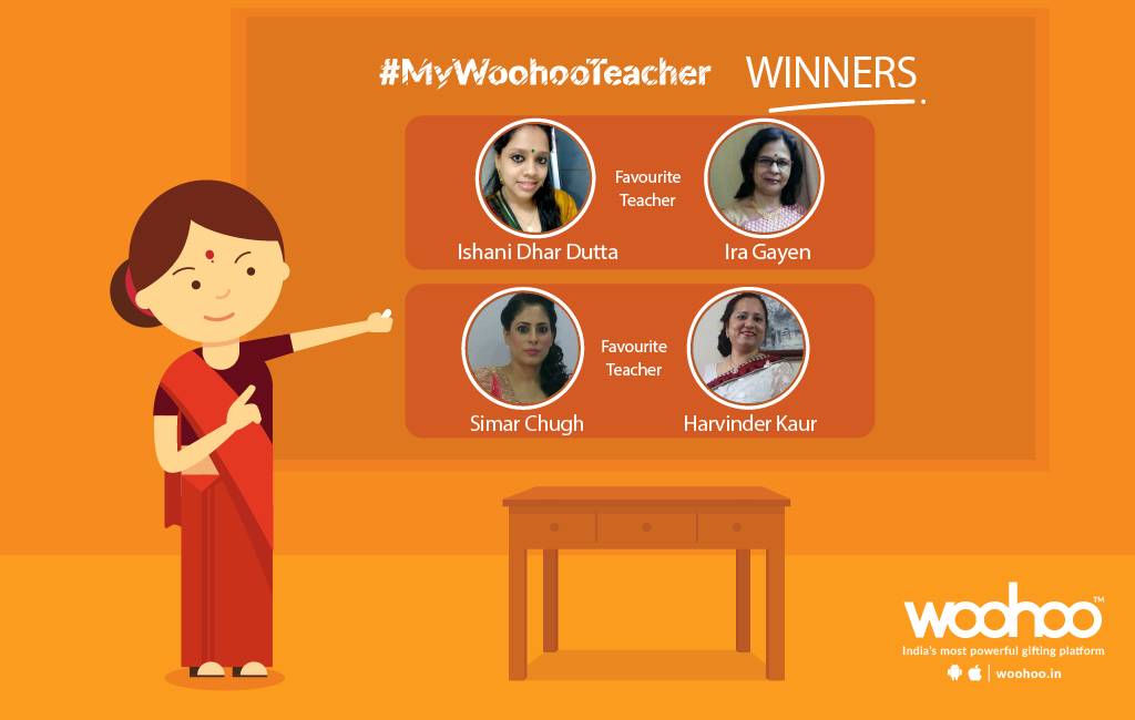 #MyWoohooTeacher, Teacher's Day, Woohoo.in