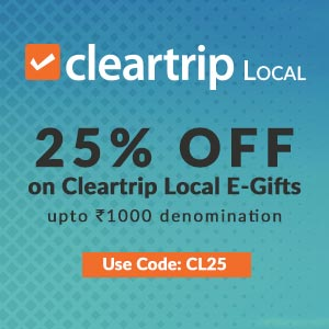 offers on cleartrip local gift cards