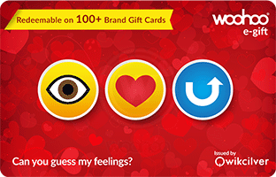 Woohoo Valentine gift card