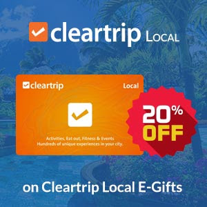 discount on cleartrip local gift cards